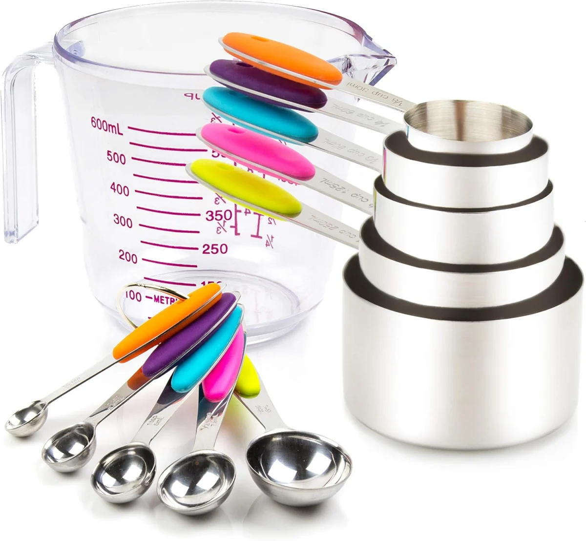 Measuring Cups and Spoons Set Deal: Save 44%
