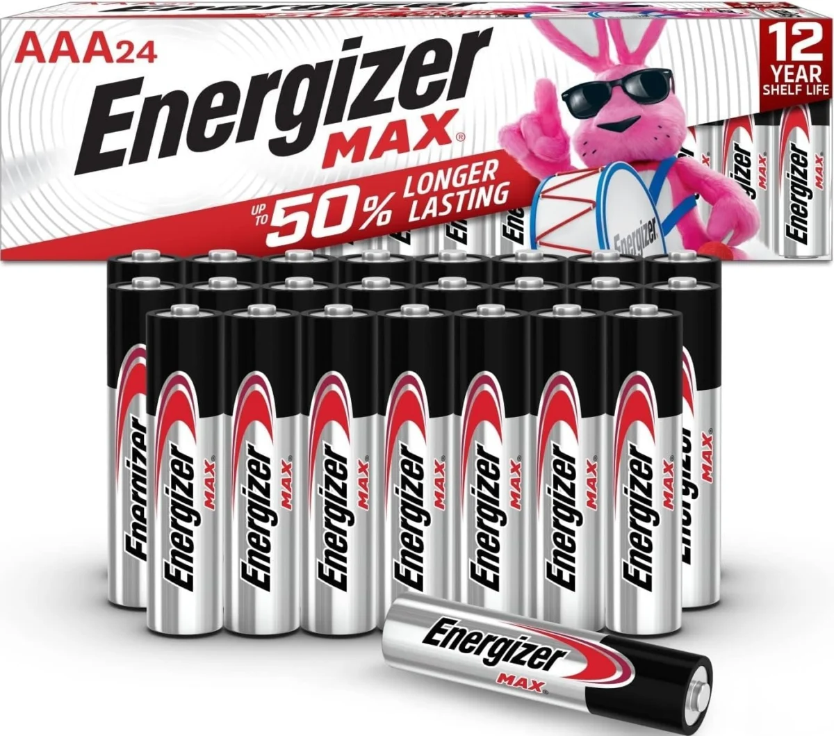 Energizer 24-Count Batteries $7.xx Shipped