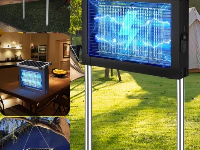 PhatroyYee 4500V Solar Bug Zapper Only $30.xx (Reg. $100) at Amazon