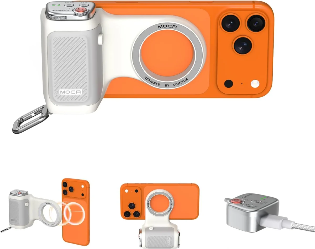 Comitok MOCA Magnetic iPhone Camera Grip Only $10.xx (Reg. $40)