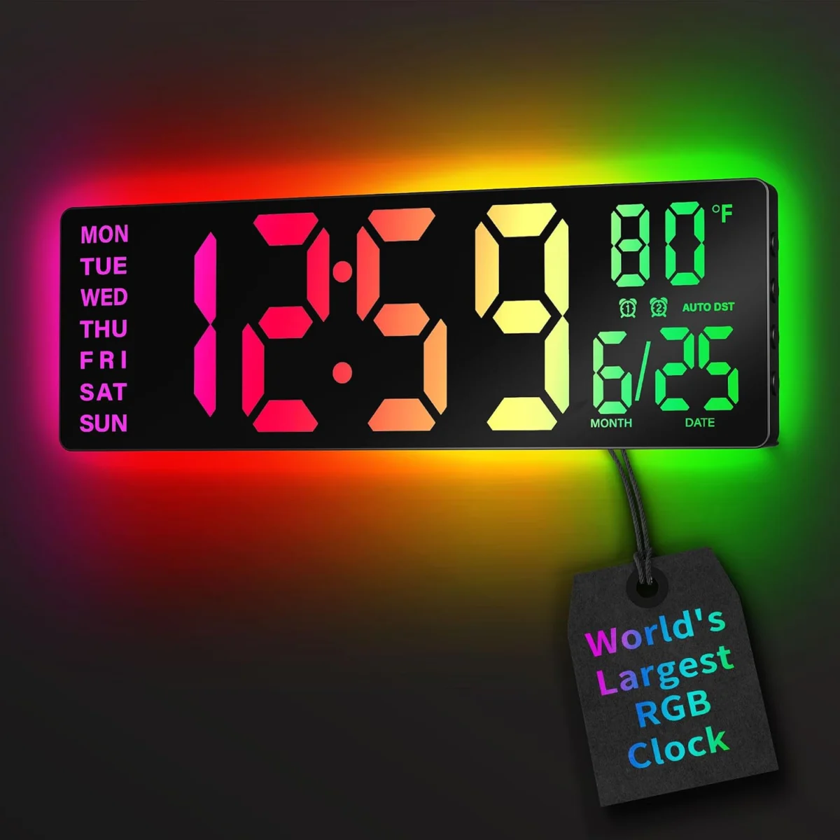 EASYERA 16.5″ Digital Wall Clock Only $39.xx at Amazon