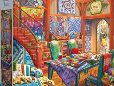 RoseArt Quilt Shop Jigsaw Puzzle Only $7.xx (Reg. $11) at Amazon