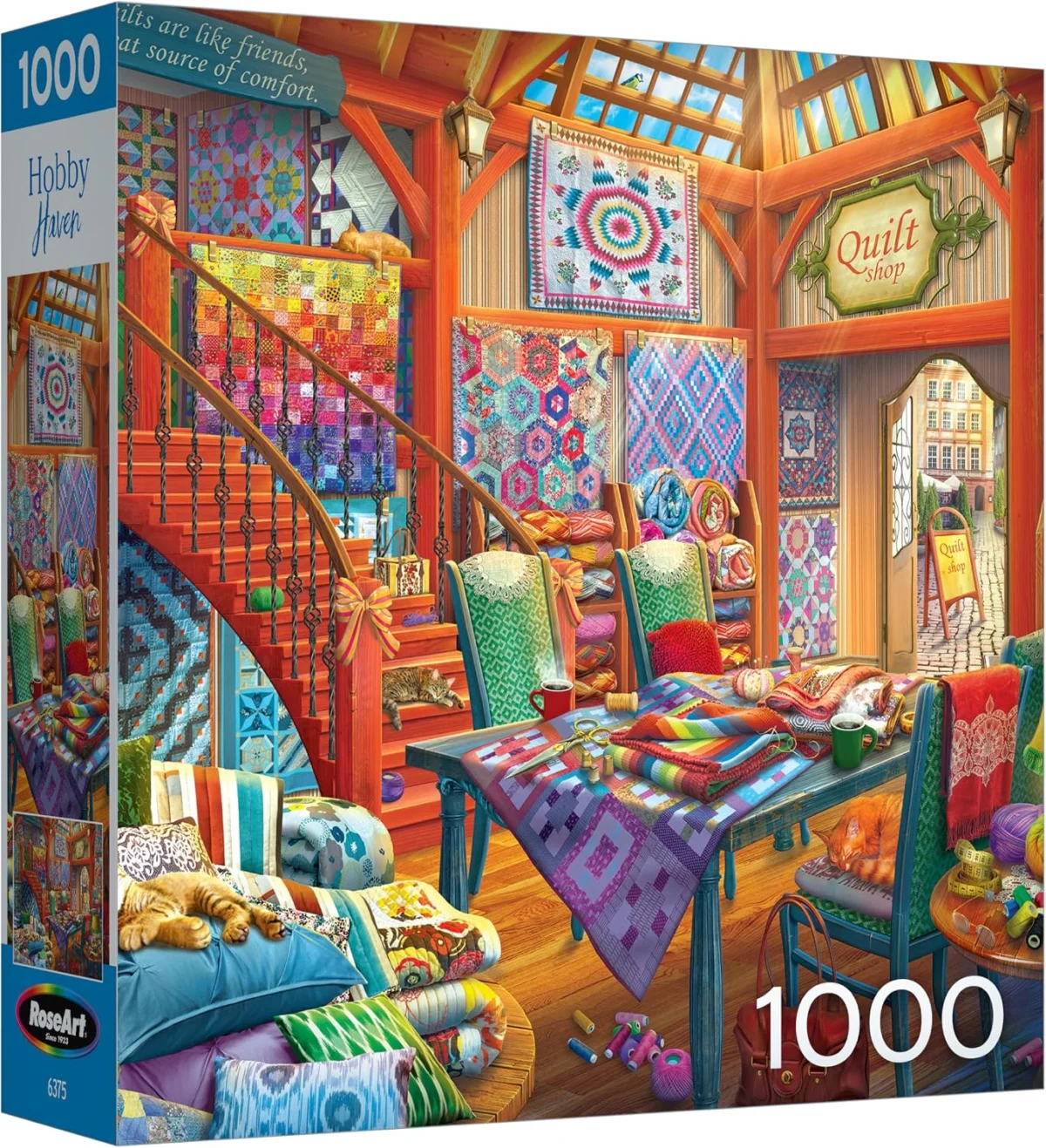 RoseArt Quilt Shop Jigsaw Puzzle Only $7.xx (Reg. $11) at Amazon