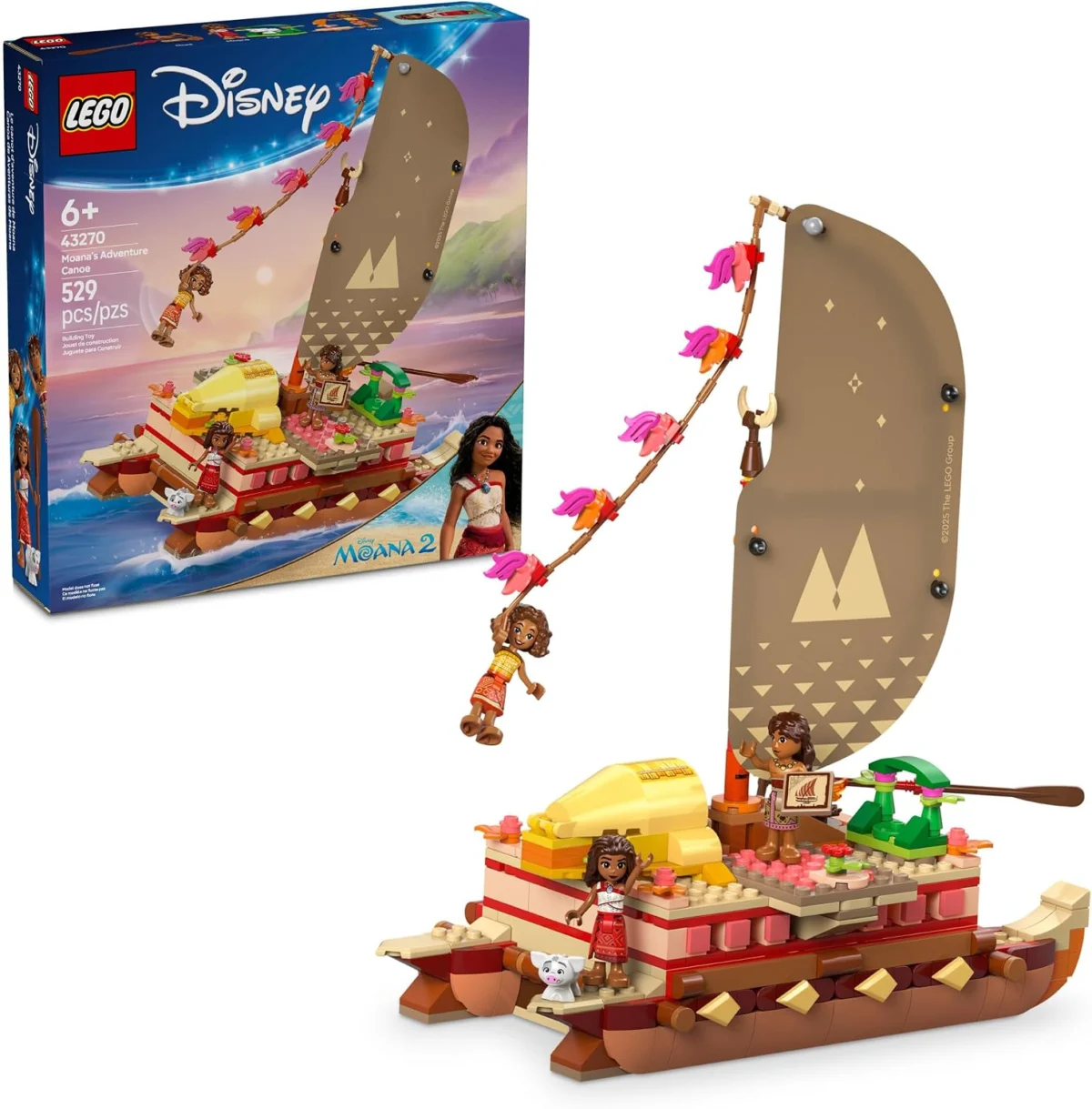 LEGO Disney Moana’s Adventure Canoe Only $34.xx (Reg. $60)