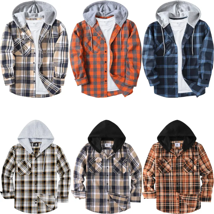 ZITY Men’s Flannel Hoodie Shirt Deal: Save $31.xx at Amazon