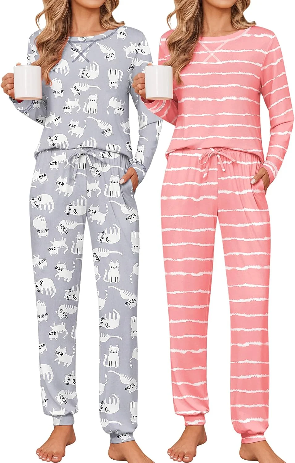 Ekouaer Women’s Pajama Lounge Set Only $20.xx (Reg. $37) at Amazon