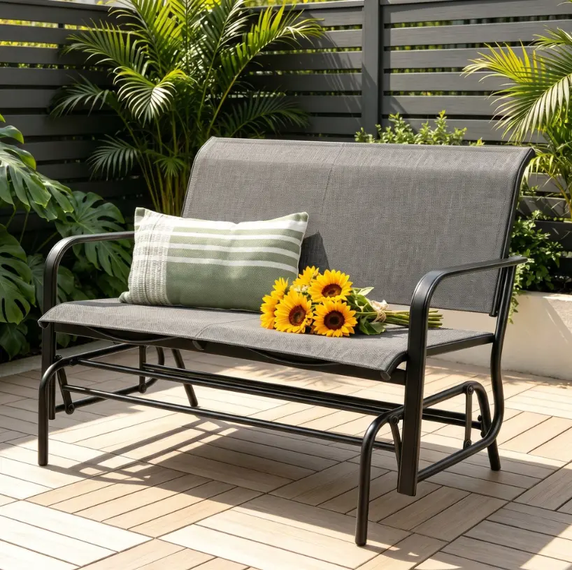 Walsunny 2-Person Glider Bench: Save $64 at Walmart