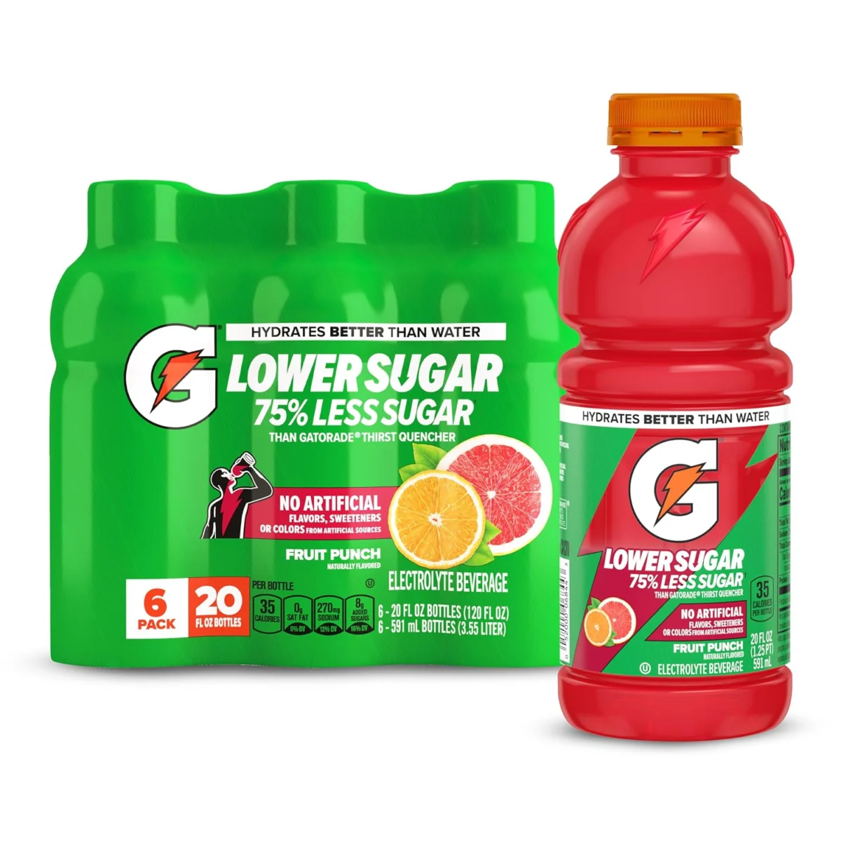 Gatorade 6-Pk 20-Oz Fruit Punch Only $3.xx (Reg. $5) at Amazon