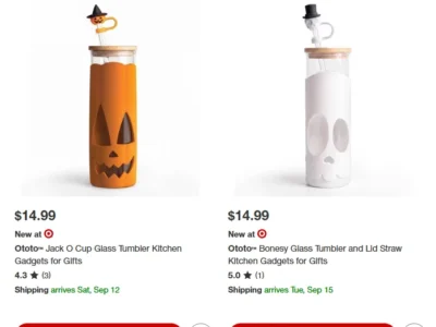 Halloween Glass Tumblers Deal at Target