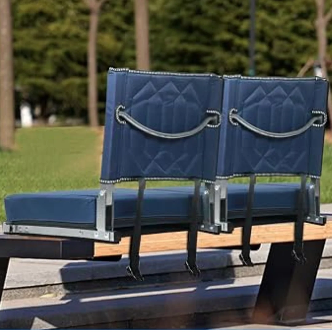 SAILARY Portable Folding Stadium Chairs 2‑Pack Only $37.xx (Reg.