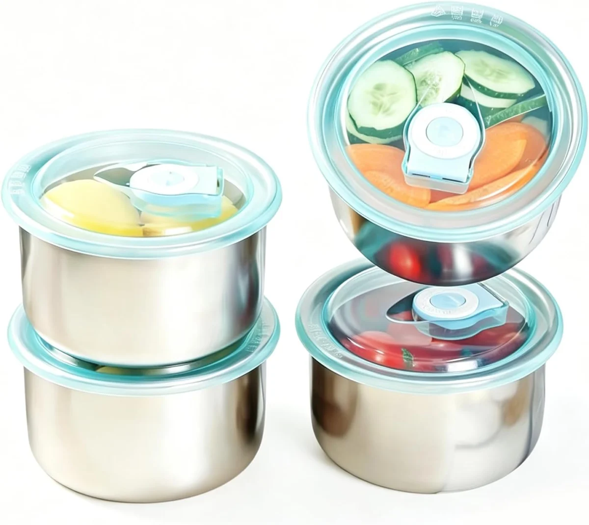 Leak Proof Stainless Steel Food Storage Set Only $11.xx at Amazon