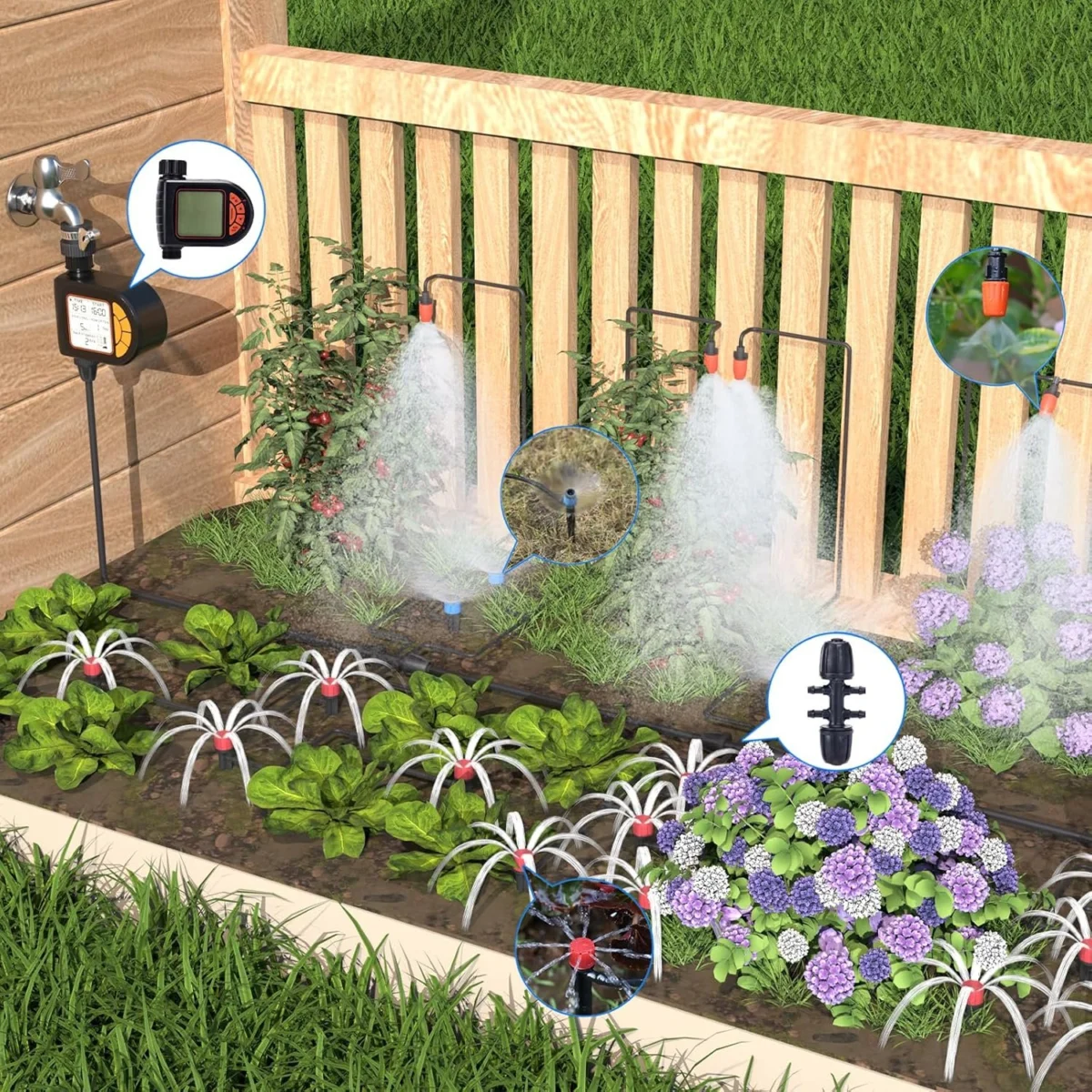 Pack 164′ Drip Irrigation Kit Only $15 (Reg. $32.99) at Walmart