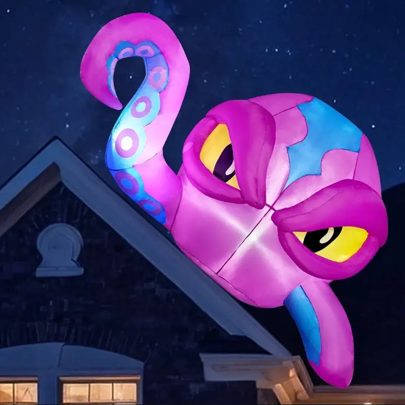 4FT Halloween Inflatable Octopus Deal: Save $56 at Wayfair