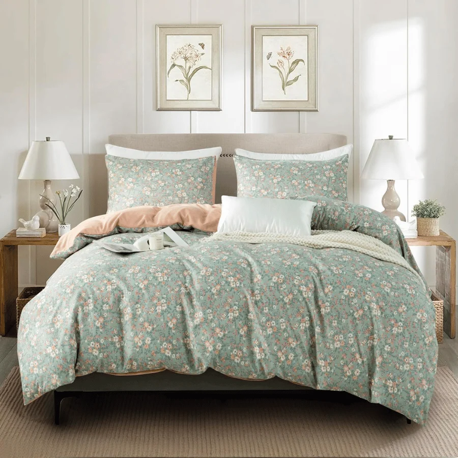 Queen Duvet Cover Floral Deal: Save 50% at Amazon