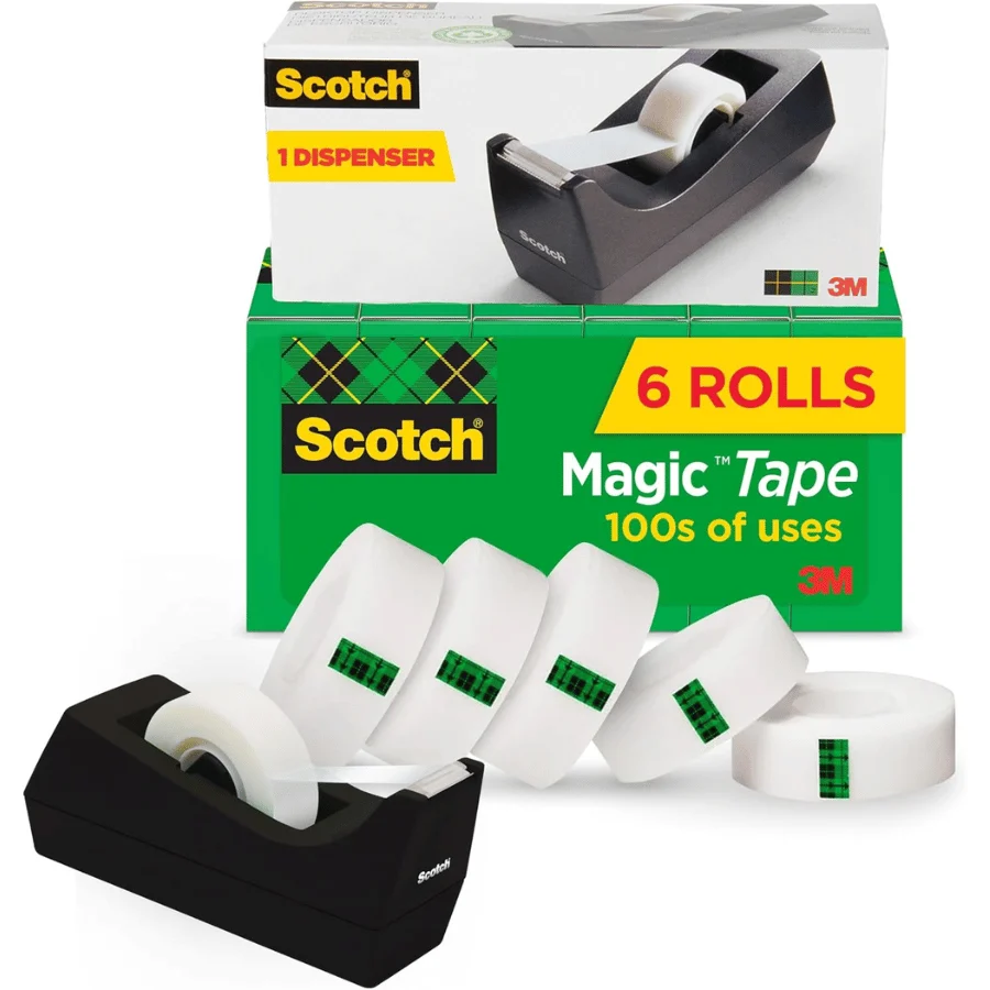 Scotch Magic Tape with Dispenser Deal: Save $14.xx at Amazon