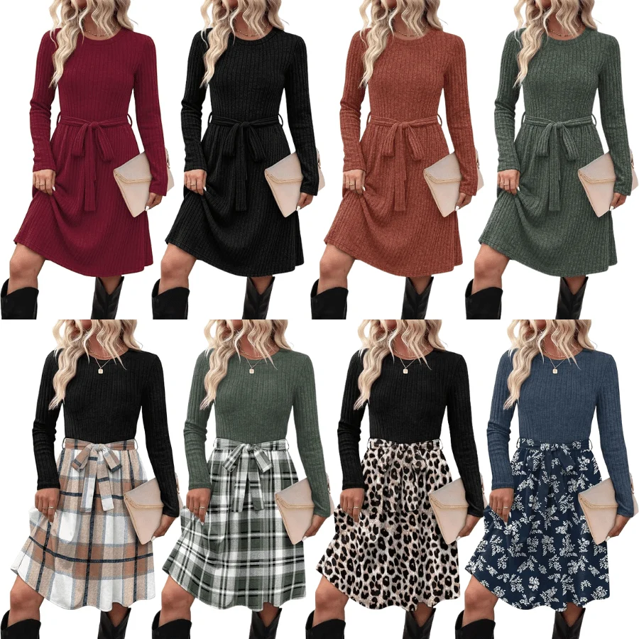 Women Long Sleeve Sweater Dress Deal: Save $23.xx at Amazon