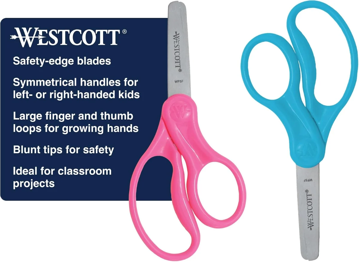 Westcott Kids Blunt Scissors 2‑Pack Only $1.xx (Reg. $4) at Amazon