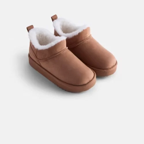 Little & Big Girls Faux Shearling Mini Platform Boots Only $18.98