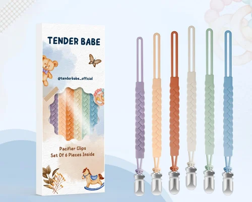 Silicone Pacifier Clips for Baby Deal
