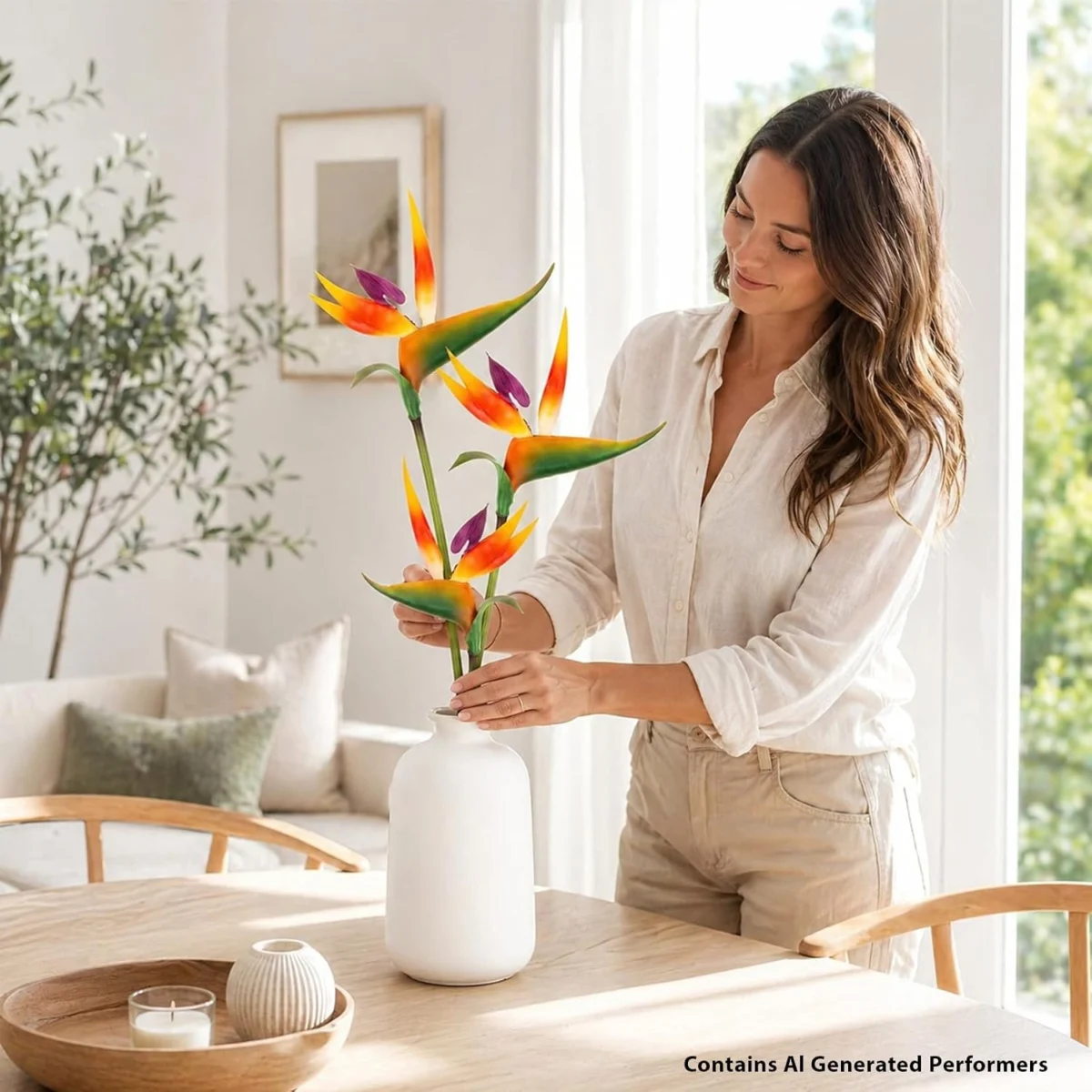 2 PCS Bird of Paradise Artificial Plant Deal – $6.xx