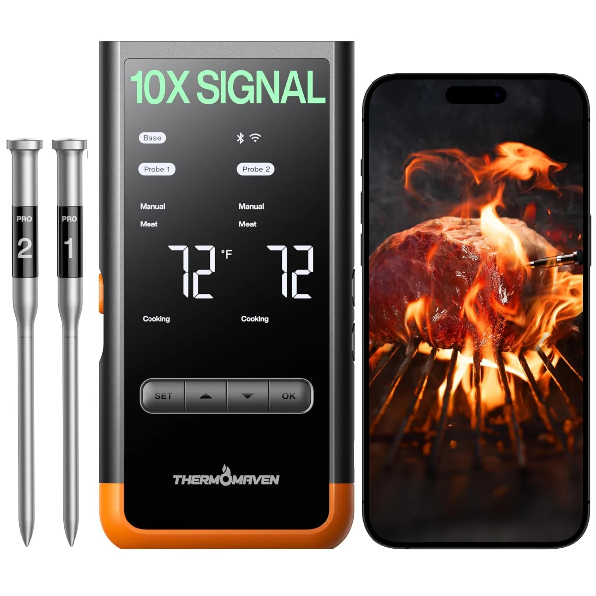 ThermoMaven G4 4-Probe Meat Thermometer Just $99.xx Shipped on Amazon