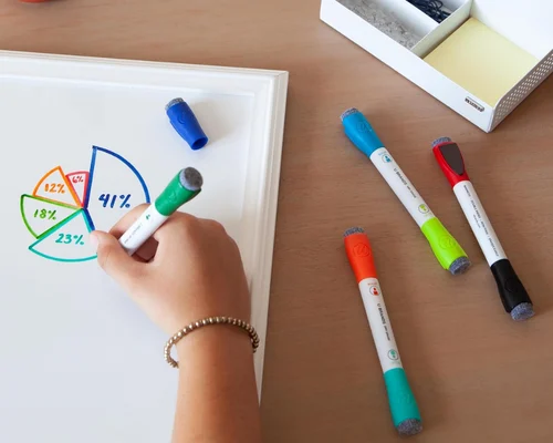 Magnetic Double-Ended Whiteboard Markers Set of 12 Just $7.xx