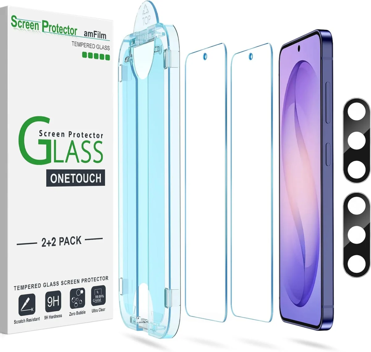 amFilm Galaxy S26 Tempered Glass Protectors Only $6.xx at Amazon