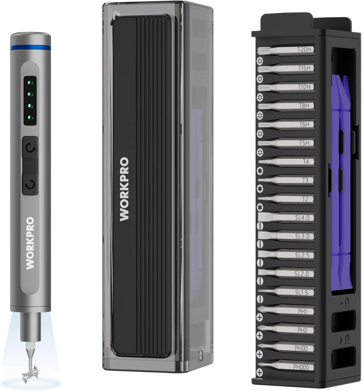 36-Pc WORKPRO Mini Electric Screwdriver Set Only $20.xx (Reg. $40)
