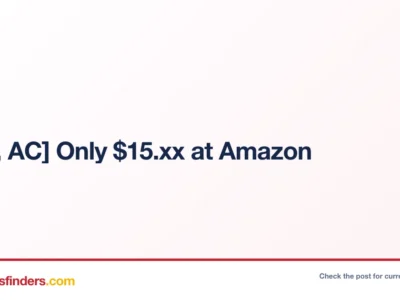 [S&S, AC] Only $15.xx at Amazon