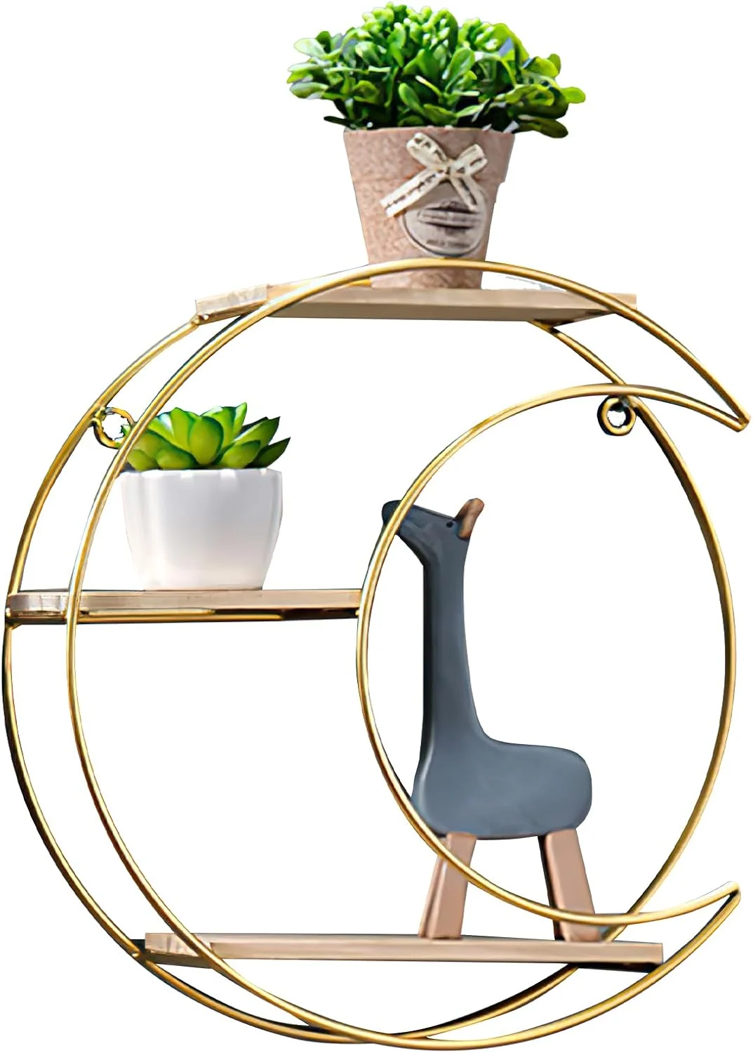 Seyont Metal Floating Moon Shelf Only $13.xx (Reg. $27) at Amazon
