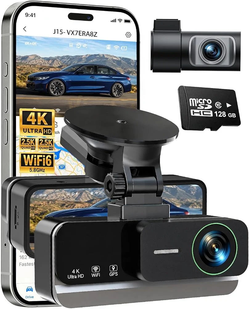 JOCRELA 4K Dash Cam Only $99.xx (Reg. $190) at Amazon