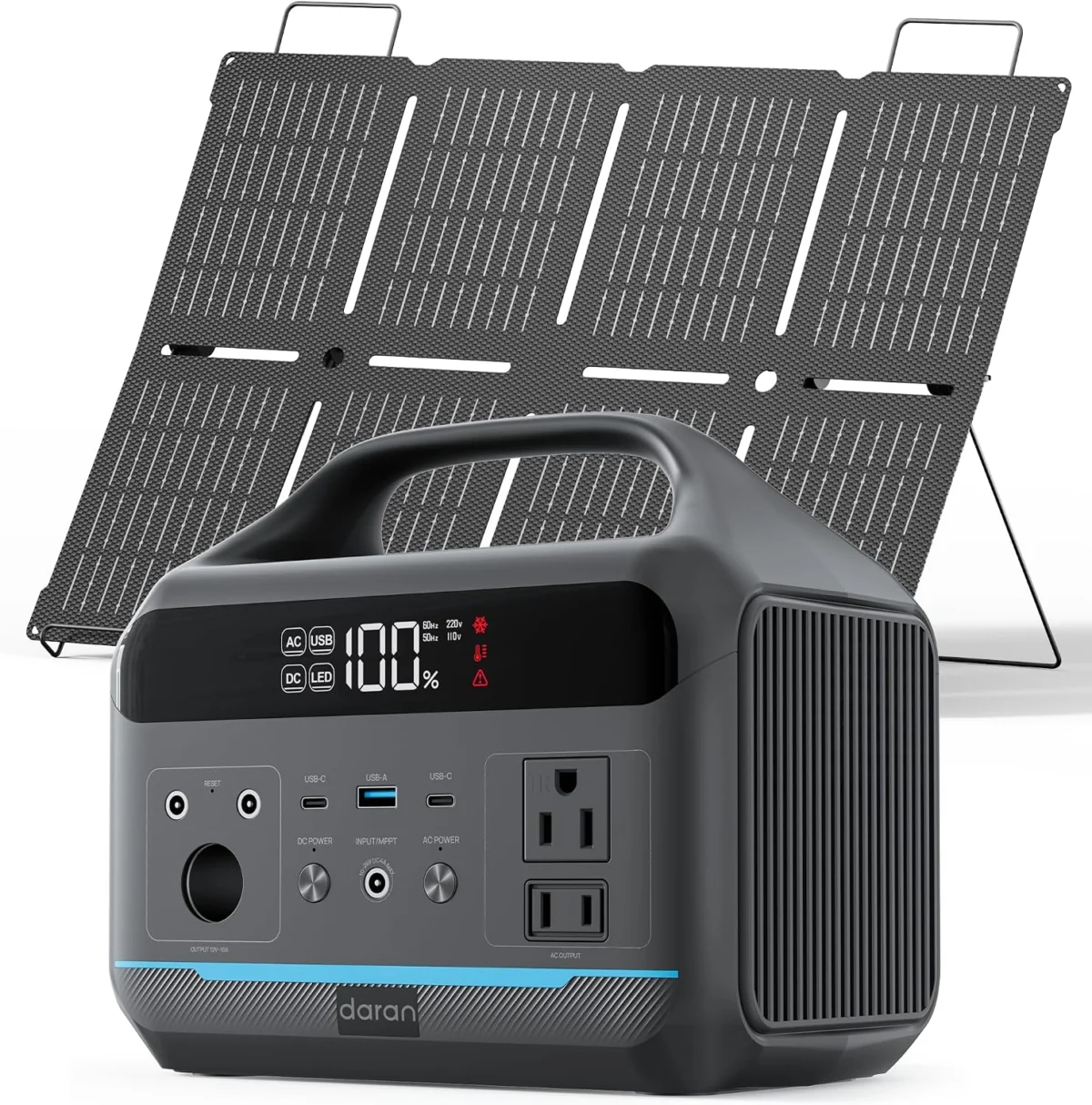 DARAN 288Wh 600W LiFePO4 Power Station w/ 80W Only $373.xx at Amazon