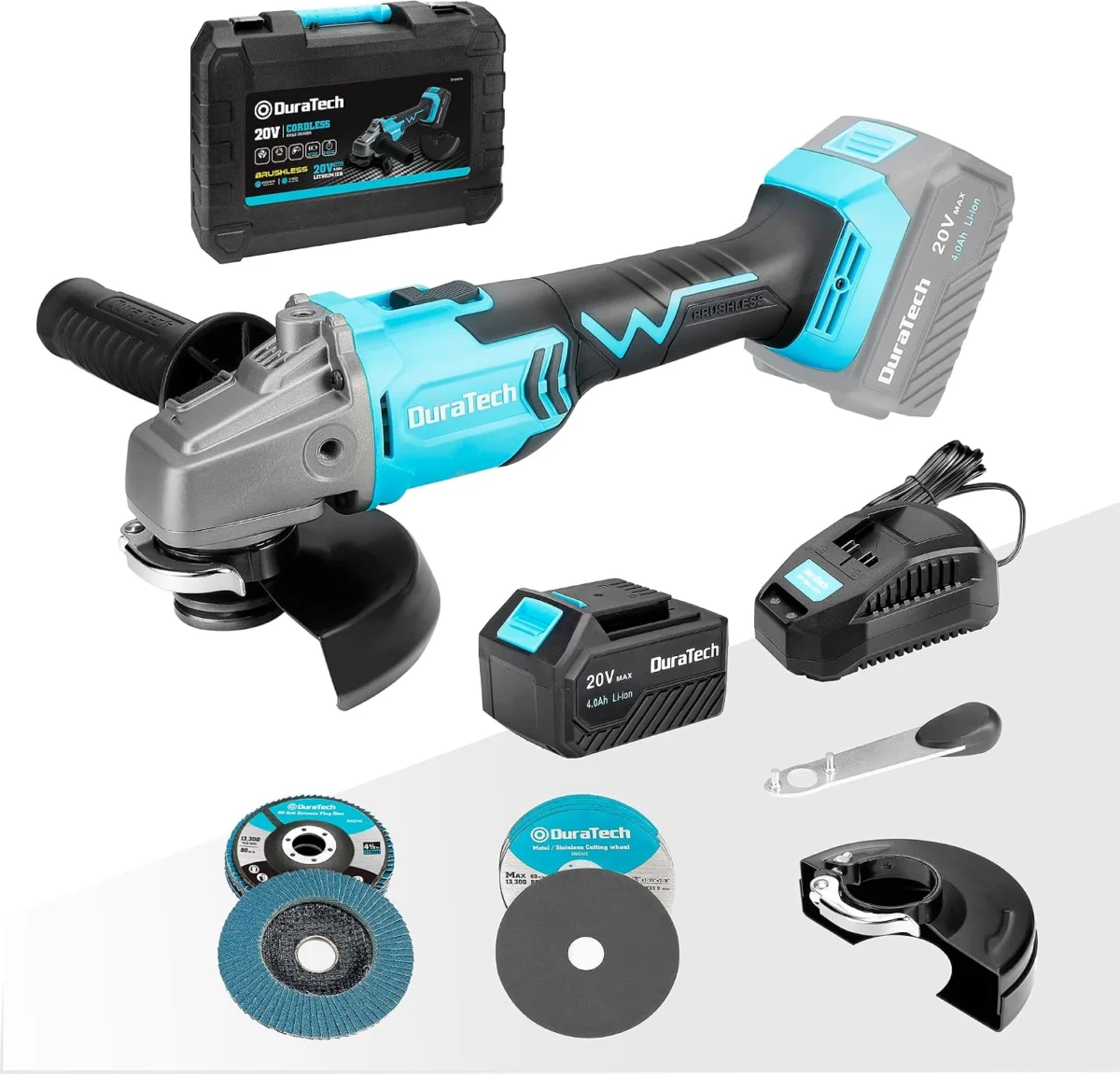 Duratech 20V Cordless Angle Grinder Kit Only $72.xx (Reg. $120)