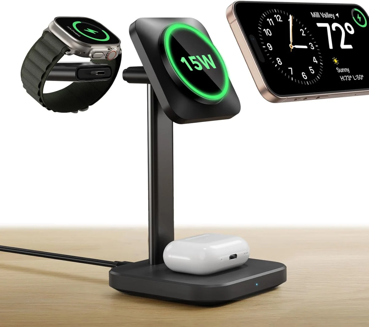 ESR Qi2 3-in-1 Wireless Charger Only $13.xx (Reg. $30) at Amazon