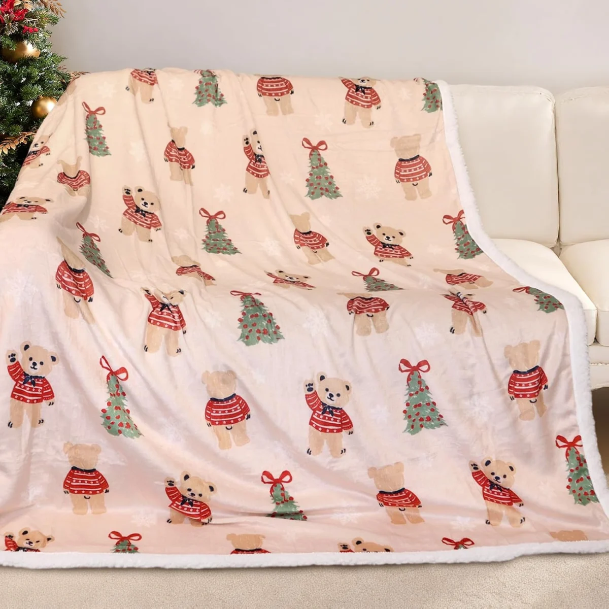 Gogreen Sherpa Fleece Blanket Only $15.xx at Amazon