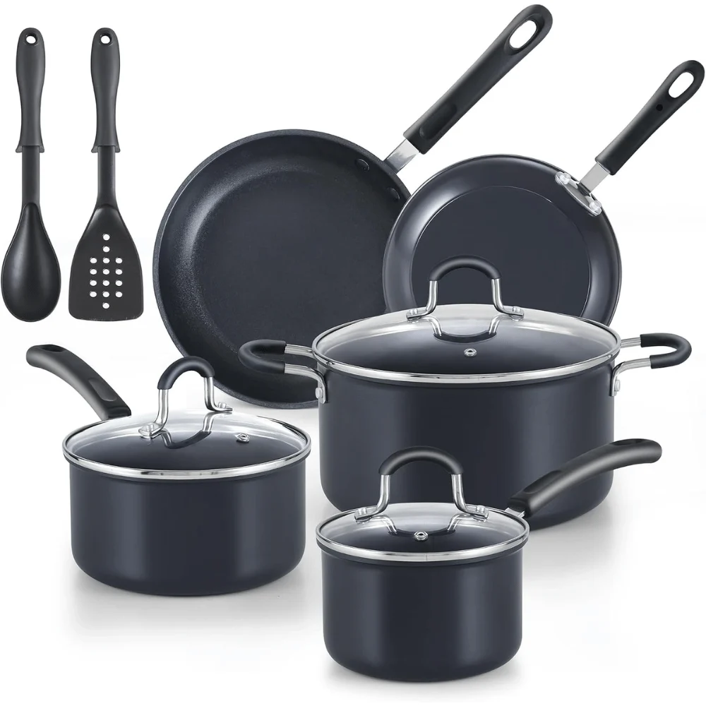 Cook N Home 10-Piece Pot Set Deal: Save $80.xx at Amazon