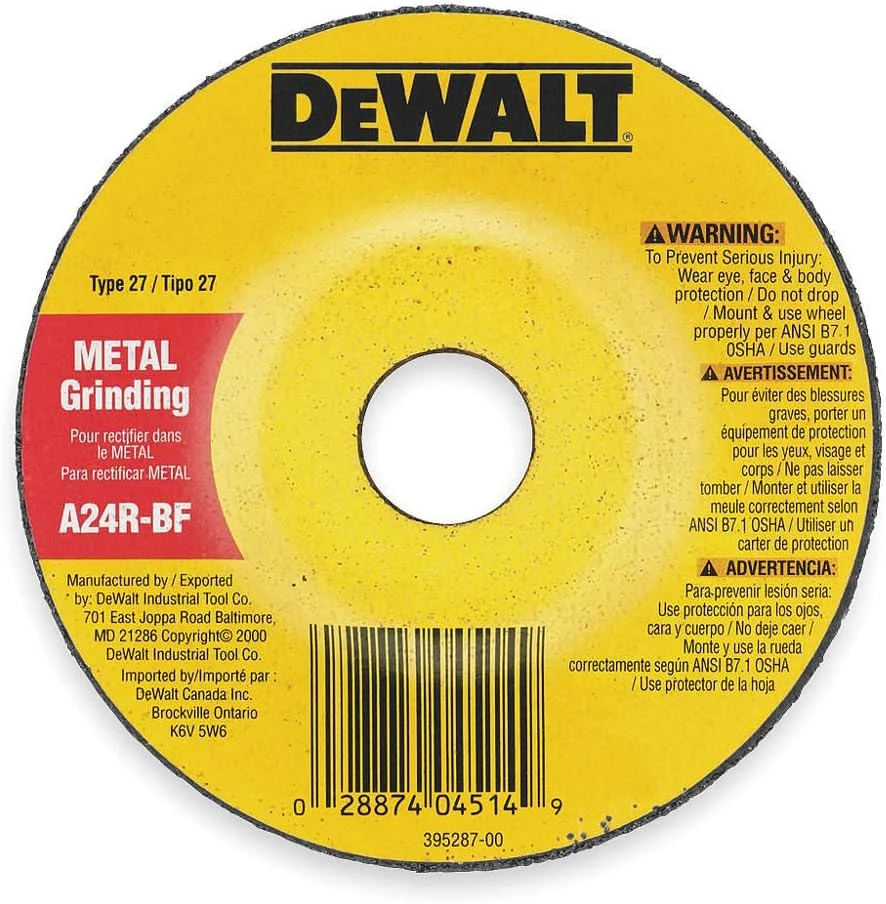DeWalt 9″ Grinding Wheel Only $18.xx at Amazon