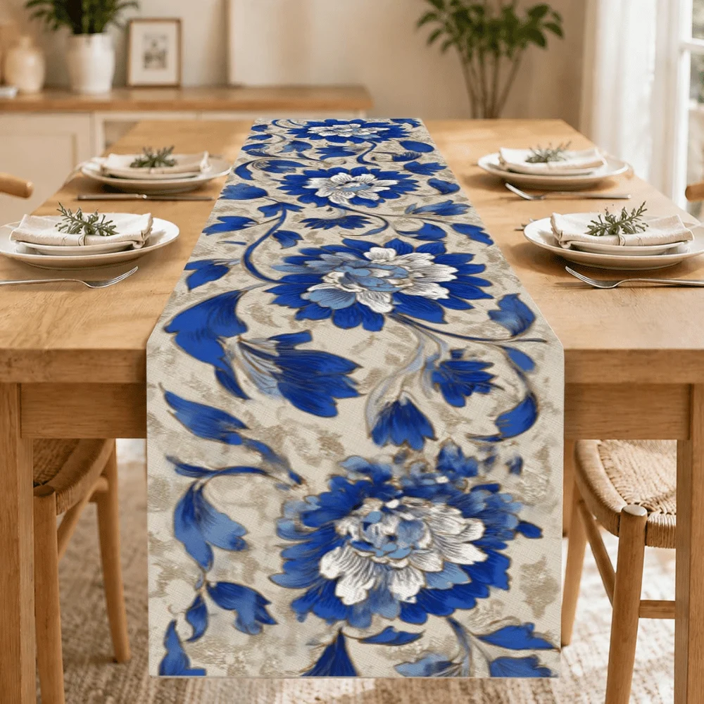 Nuxovilar Vintage Floral Table Runner Deal: Save $5.xx at Amazon