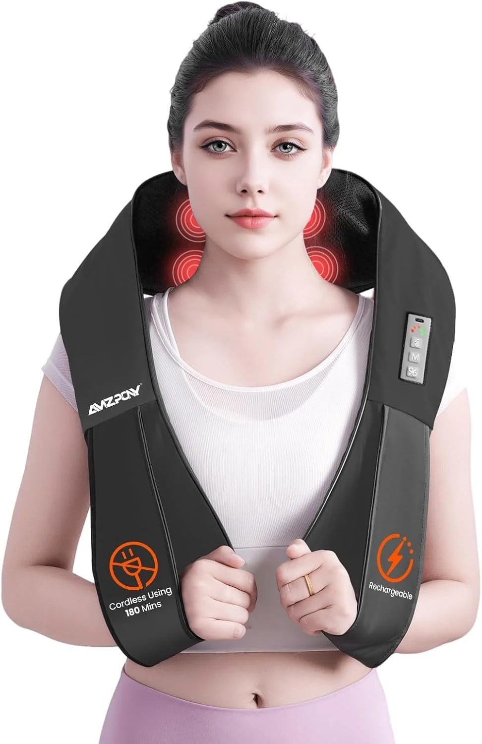 AMZPONY Cordless Neck Massager Only $17.xx (Reg. $20) at Amazon