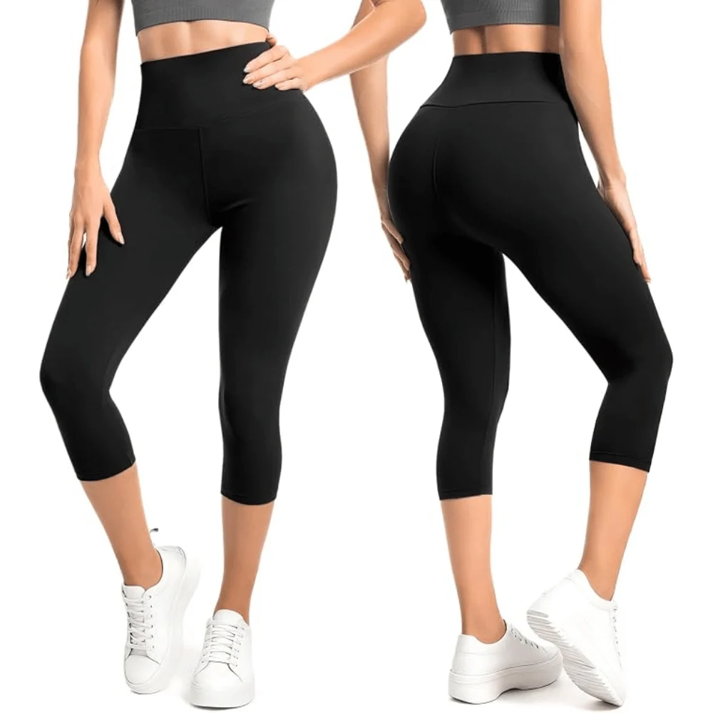 SINOPHANT 2 Pack Capri Leggings Deal: Save 54% at Amazon