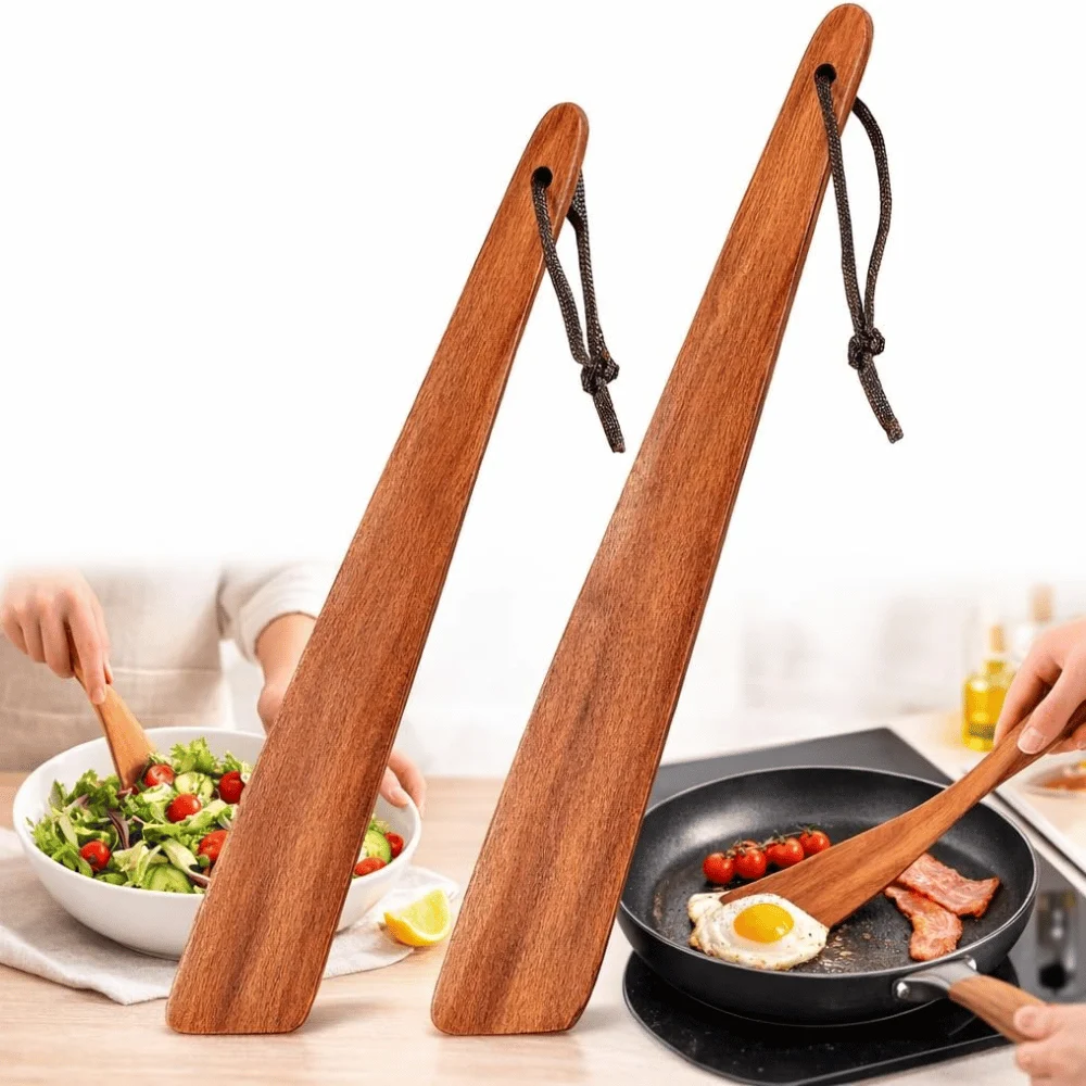 Acacia Wood Spatula 2-Pack Deal: Save 50% at Amazon