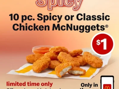 McDonald’s: Reported $1 10-Piece McNuggets App Offer