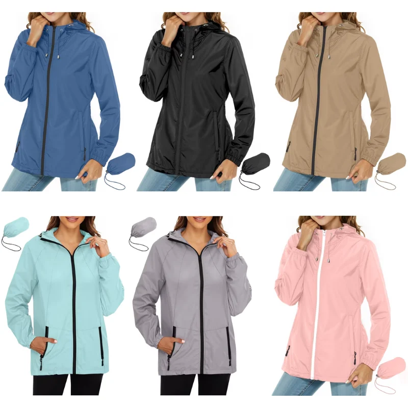 Rosvigor Women Lightweight Rain Jacket Deal: Save $13 at Walmart