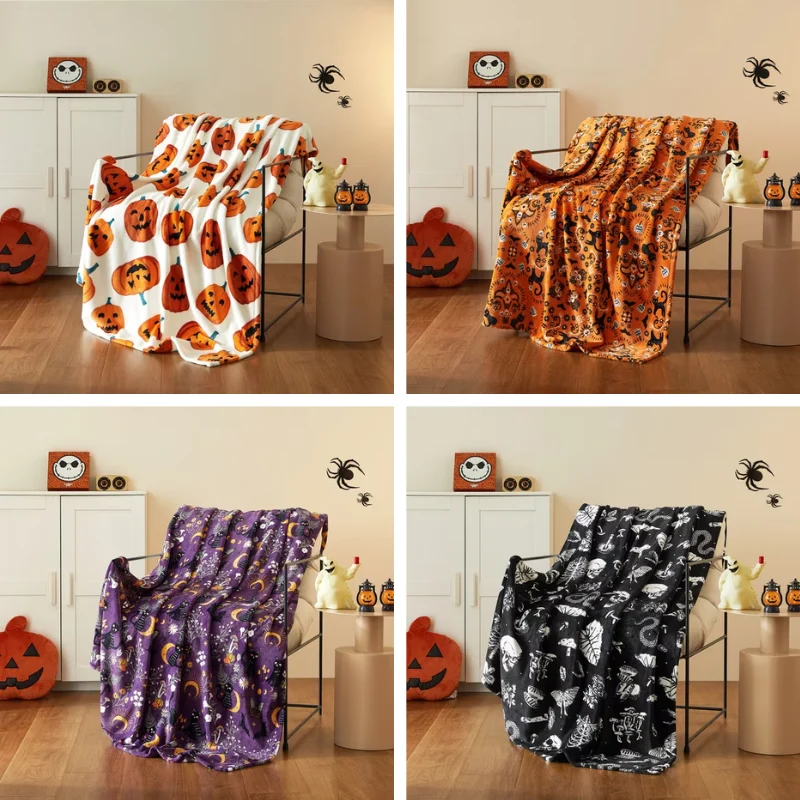 Way To Celebrate Halloween Plush Couch Throw Blanket Deal at Walmart