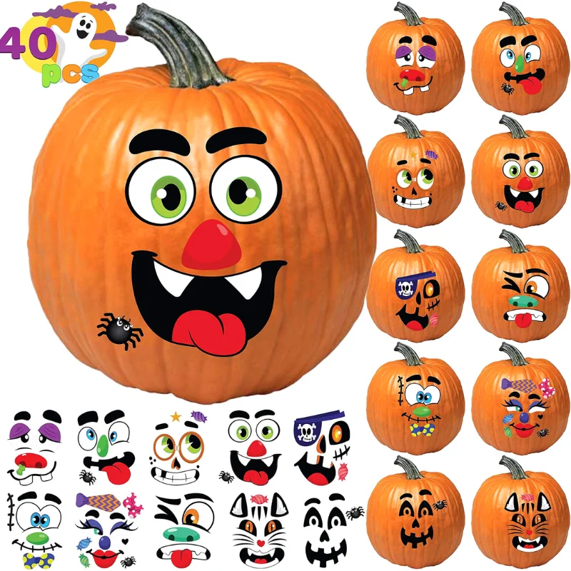 JOYIN Halloween Make 40 Faces Pumpkin Deal: Save 45% at Amazon