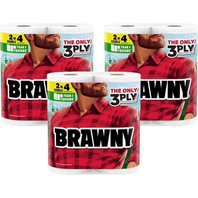 Brawny 3-Ply Paper Towels Deal: Save 64% at Amazon
