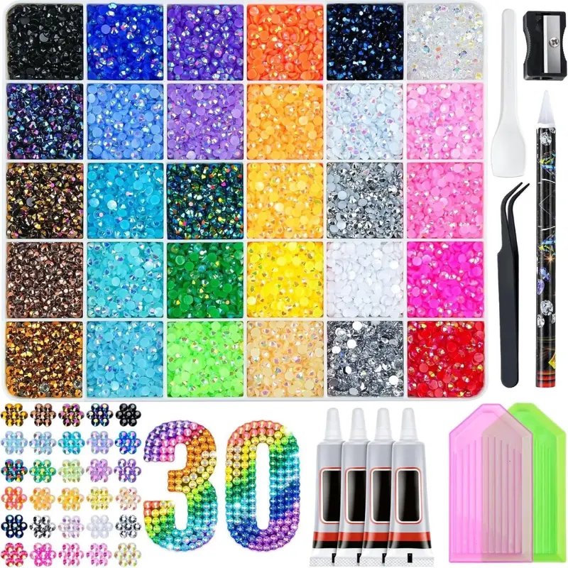 40000 Resin Jelly Rhinestones Deal: Save 50% at Amazon