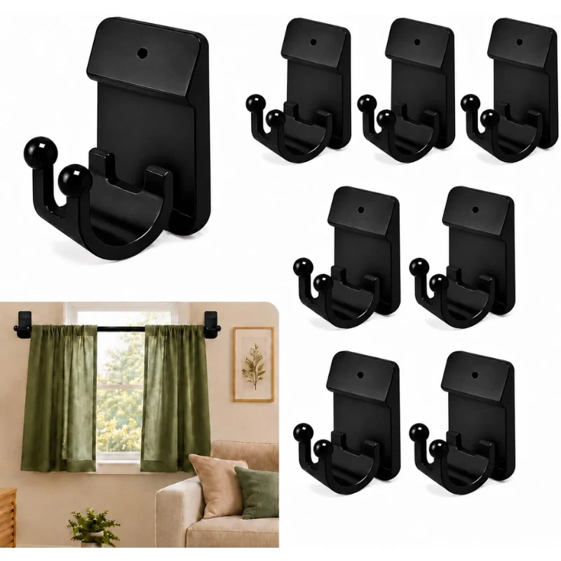 No Drill Curtain Rod Brackets Deal: Save $7.xx at Amazon