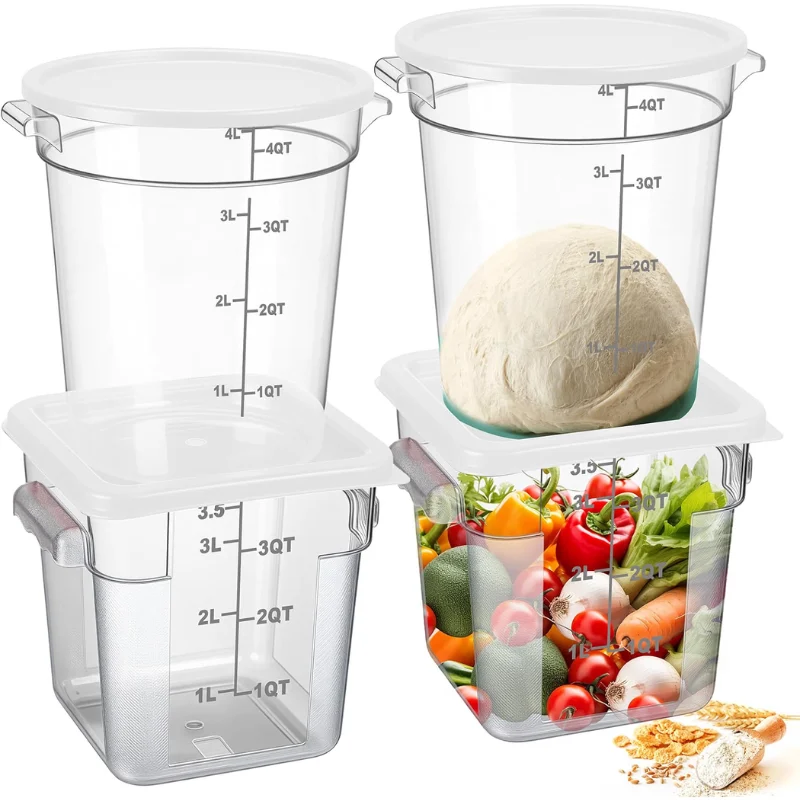 Blushtier 4 Pcs Food Storage Container Deal: Save 51% at Amazon