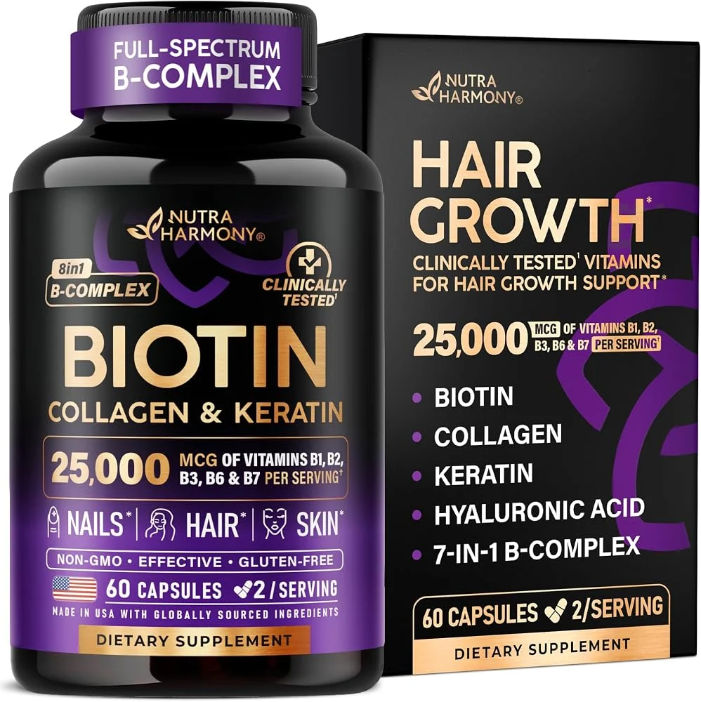 Biotin Collagen & Keratin 60 Caps Only $23.xx (Reg. $28) at Amazon